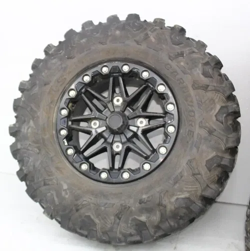 23 KAWASAKI TERYX KRX 1000 KRF1000 BEADLOCK FRONT REAR BACK WHEELS RIMS SET