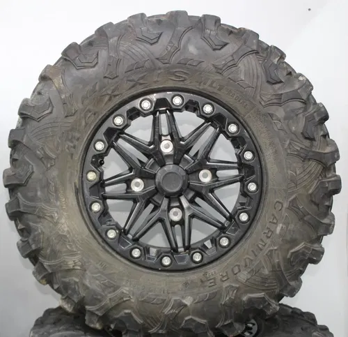 23 KAWASAKI TERYX KRX 1000 KRF1000 BEADLOCK FRONT REAR BACK WHEELS RIMS SET