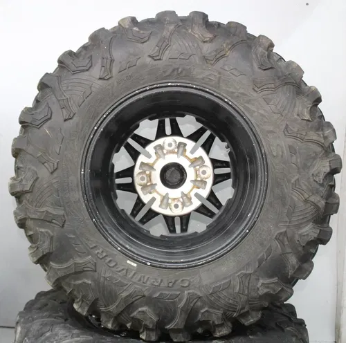 23 KAWASAKI TERYX KRX 1000 KRF1000 BEADLOCK FRONT REAR BACK WHEELS RIMS SET