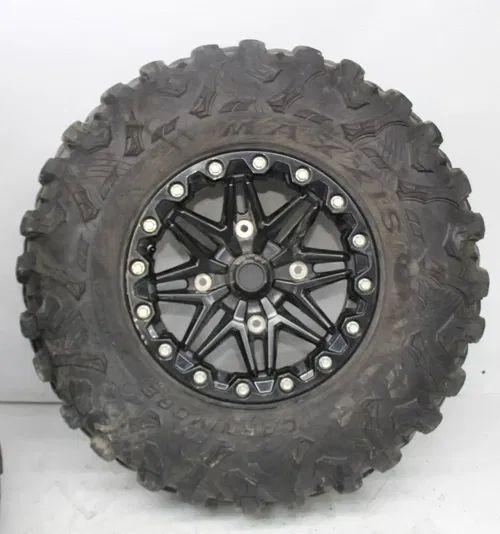 23 KAWASAKI TERYX KRX 1000 KRF1000 BEADLOCK FRONT REAR BACK WHEELS RIMS SET