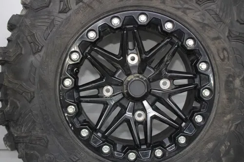 23 KAWASAKI TERYX KRX 1000 KRF1000 BEADLOCK FRONT REAR BACK WHEELS RIMS SET