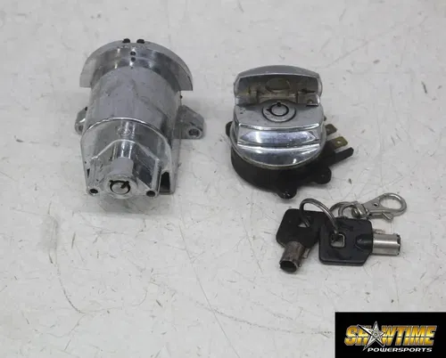 94-96 Harley-davidson Road King Flhr Ignition Lock Key Set W/ Gas Cap