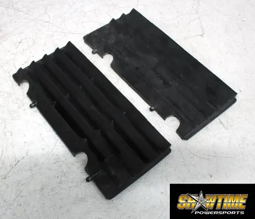 01 KTM 640 DUKE II RIGHT LEFT RADIATOR GUARD SHIELD LOUVER VENT COVERS