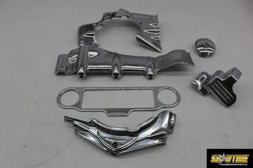 07-11 HARLEY-DAVIDSON STREET GLIDE FLHX CHROME INNER COVER TRIM SET KIT