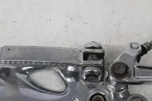 08-21 SUZUKI HAYABUSA CHROME LEFT REARSET FRONT FOOT PEG W SHIFTER (READ)