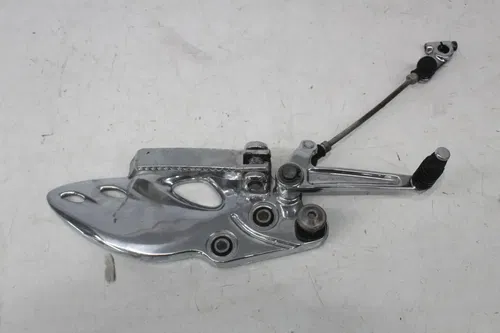 08-21 SUZUKI HAYABUSA CHROME LEFT REARSET FRONT FOOT PEG W SHIFTER (READ)