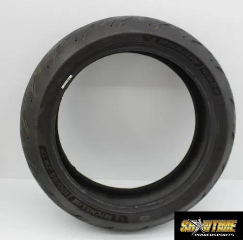 MICHELIN 180/55 ZR 17 2CT + ( 73W) REAR BACK TIRE (TREAD 8/32 NDS)