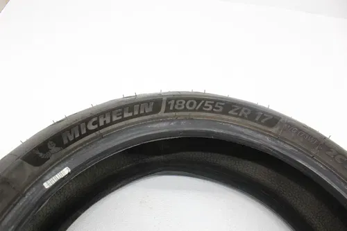 MICHELIN 180/55 ZR 17 2CT + ( 73W) REAR BACK TIRE (TREAD 8/32 NDS)