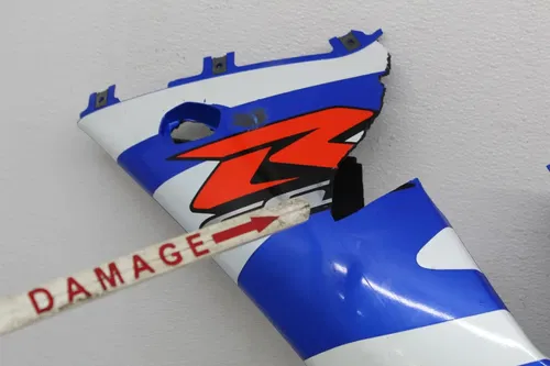 00-03 SUZUKI GSXR750 LEFT LOWER MID UPPER SIDE FAIRING COWL