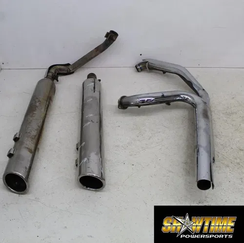 11-16 HARLEY-DAVIDSON ROAD GLIDE FLTRXS FULL EXHAUST HEADERS MUFFLER MUFFLERS