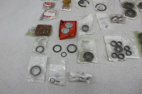 HARLEY DAVIDSON ENGINE BEARING LOT NEEDLE,BALL,RETAINING RINGS, SPROCKET SCREWS