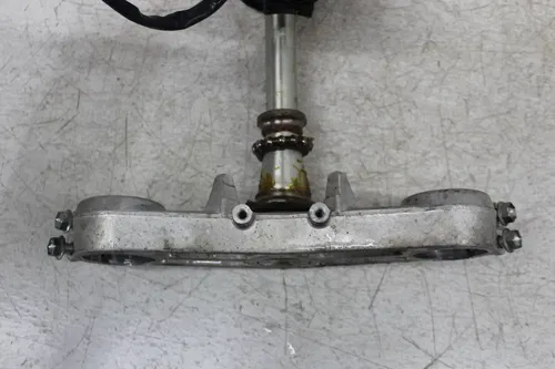 02-03 KAWASAKI NINJA ZX9R FRONT UPPER LOWER TRIPLE TREE STEM IGNITION NO KEY