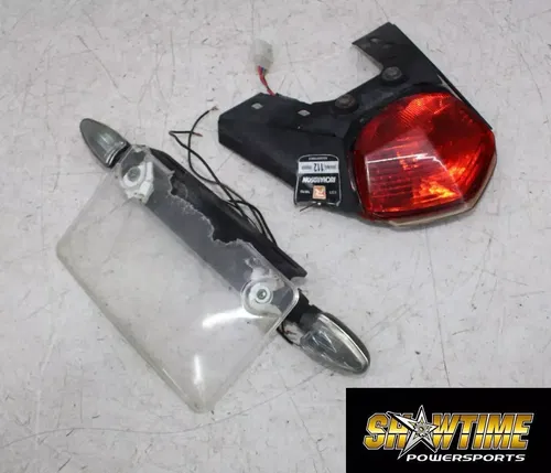 08-12 KAWASAKI NINJA 250 EX250R REAR TAIL BRAKE LIGHT SIGNALS TAG MOUNT (READ)