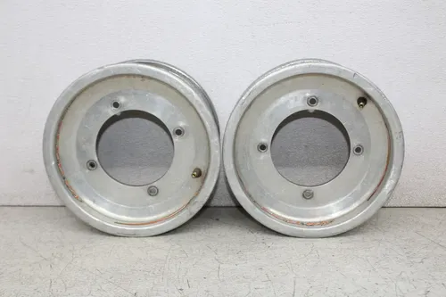 03-07 POLARIS PREDATOR 500 FRONT REAR WHEELS RIMS SET (SEE DESCP)