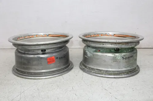 03-07 POLARIS PREDATOR 500 FRONT REAR WHEELS RIMS SET (SEE DESCP)