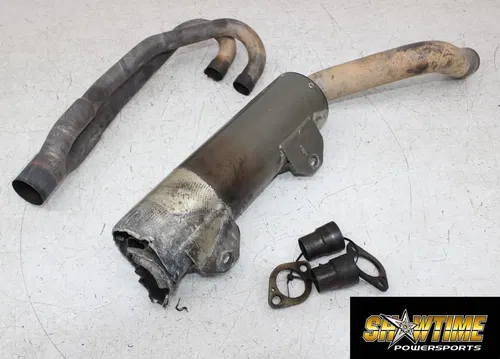 03-07 POLARIS PREDATOR 500 HMF EXHAUST SYSTEM HEADERS PIPE MUFFLER (SEE DESCP)