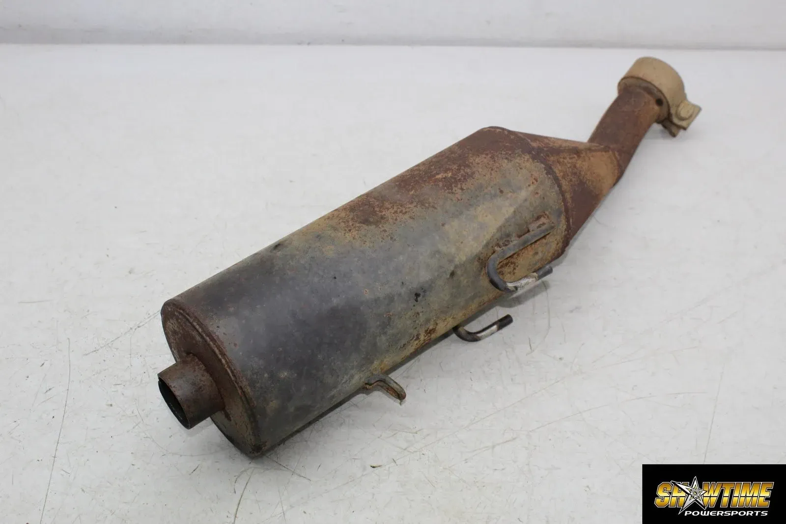 08-10 POLARIS OUTLAW MXR 450 EXHAUST PIPE MUFFLER SLIP ON CAN SILENCER