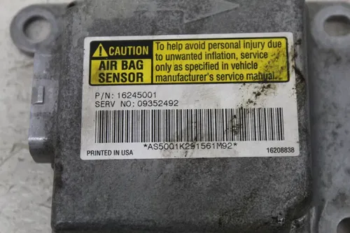 97-04 CHEVROLET CORVETTE C5 BAG SENSOR