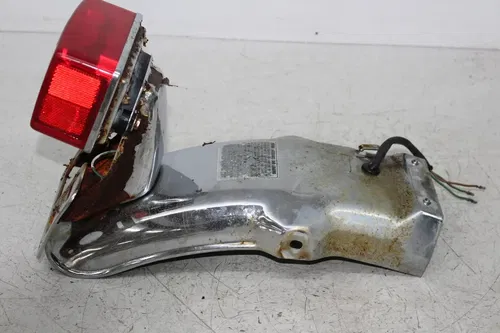 79-82 HONDA CX500C REAR BACK WHEEL FENDER MUD GUARD TAIL BRAKE LIGHT