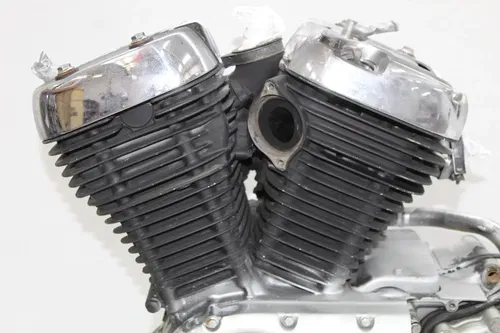 85-87 SUZUKI INTRUDER 700 VS700 ENGINE MOTOR CYLINDER HEAD CASES CRANK TESTED