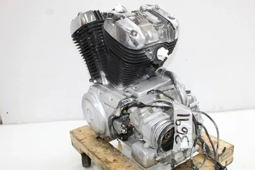 85-87 SUZUKI INTRUDER 700 VS700 ENGINE MOTOR CYLINDER HEAD CASES CRANK TESTED