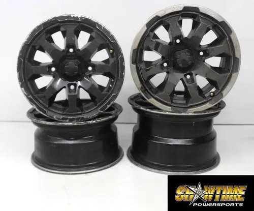 20 CAN-AM DEFENDER HD10 XT 4X4 REAR BACK FRONT WHEELS RIMS SET (SEE DESCP)