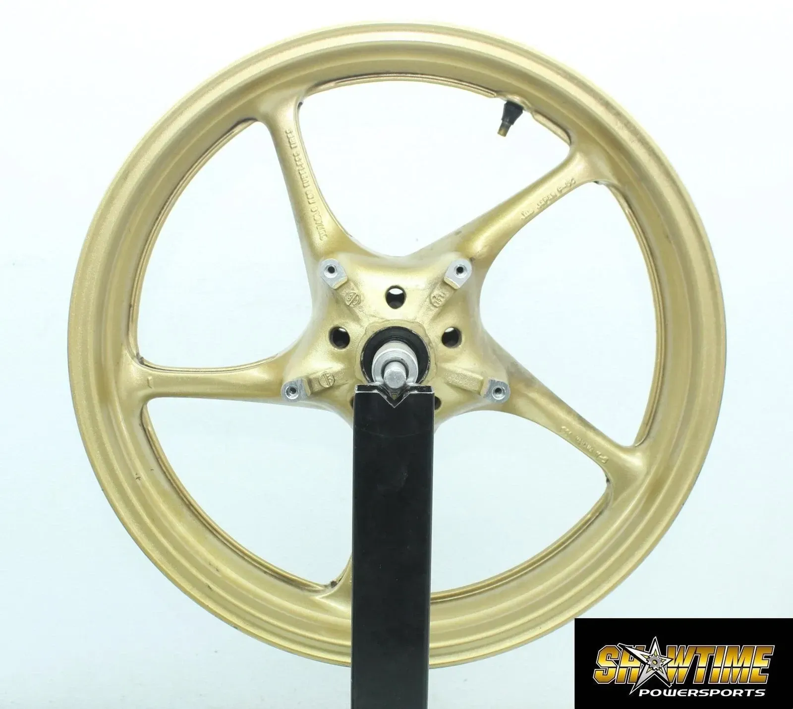 08-16 YAMAHA YZF R6 L FRONT WHEEL RIM STRAIGHT