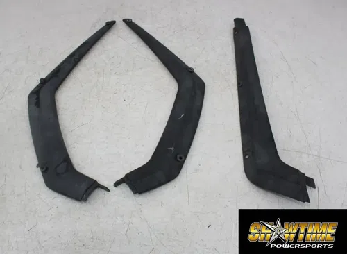 08-10 POLARIS RZR 800 LOWER LEFT RIGHT SIDE FENDER FLAIR TRIM SET (READ)