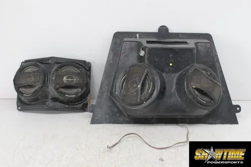 14 POLARIS RZR 4 XP 1000 PIONEER SPEAKER FRONT REAR POD W HOUSING