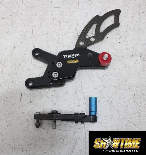 13-17 TRIUMPH STREET TRIPLE R ARROW LEFT REARSET  FOOT PEG BRACKET MOUNT SHIFTER