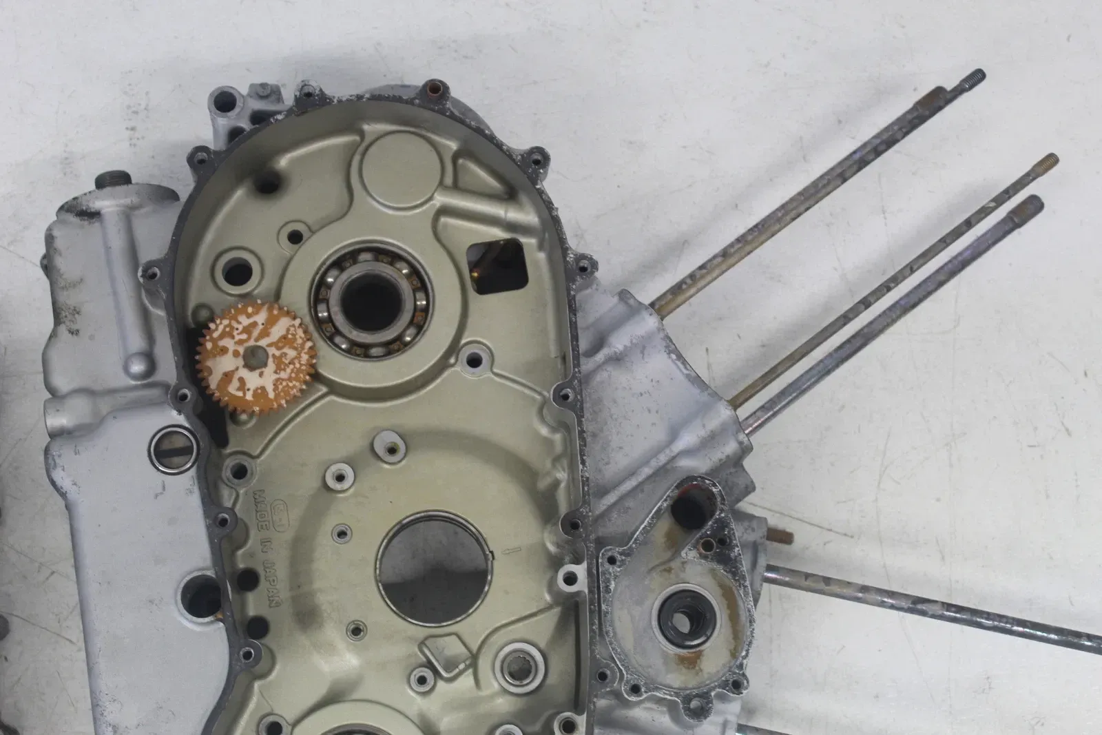 87 KAWASAKI VULCAN 88 VN1500A ENGINE MOTOR CRANKCASE CRANK CASES BLOCK