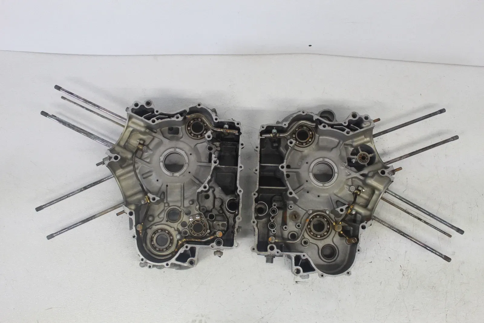 87 KAWASAKI VULCAN 88 VN1500A ENGINE MOTOR CRANKCASE CRANK CASES BLOCK