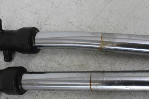 11-14 HONDA CBR250R FRONT END FORKS TRIPLE TREE CLAMP FORK TUBES FOR PARTS BENT