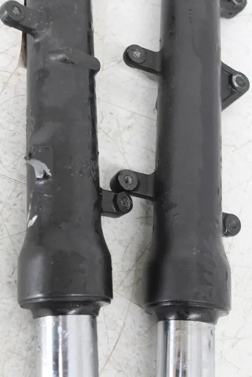 11-14 HONDA CBR250R FRONT END FORKS TRIPLE TREE CLAMP FORK TUBES FOR PARTS BENT