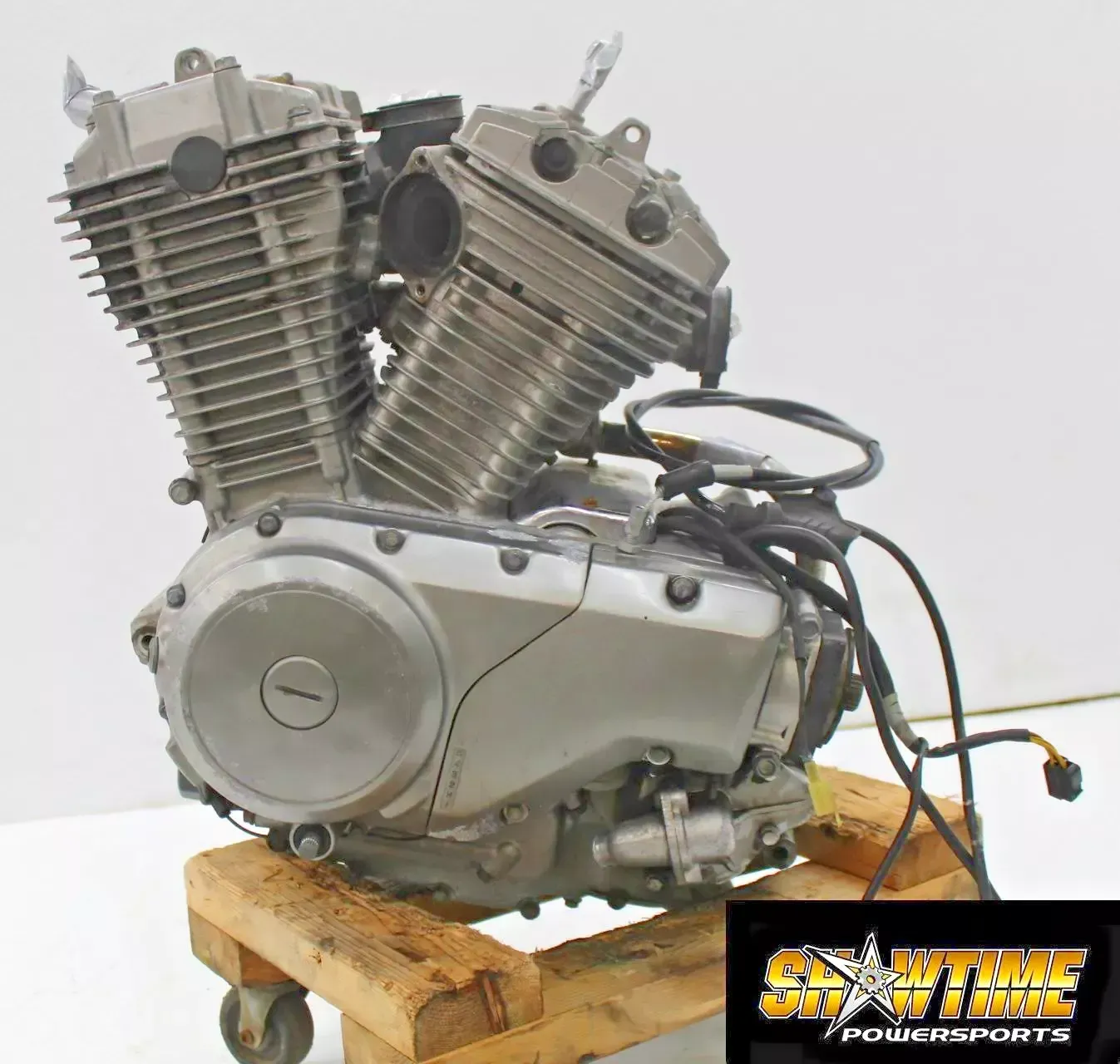 90-93 SUZUKI VX800 ENGINE MOTOR CYLINDER HEAD CASES CRANK TRANSMISSION TESTED