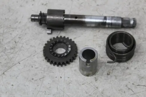 01-04 HONDA XR80R KICKSTART KICK START SHAFT W IDLER KICKER GEAR