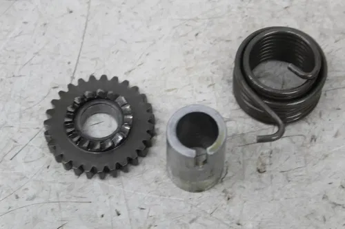01-04 HONDA XR80R KICKSTART KICK START SHAFT W IDLER KICKER GEAR
