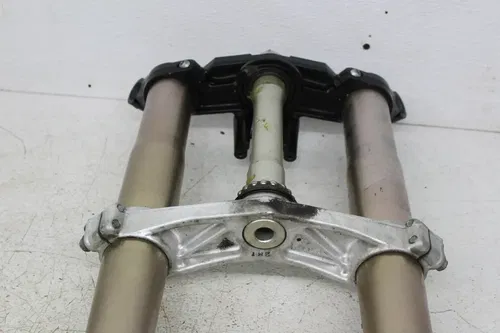 02-05 KAWASAKI NINJA ZX12R FRONT END FORKS TRIPLE TREE CLAMP FORK TUBES (READ)