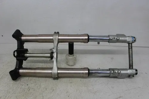 02-05 KAWASAKI NINJA ZX12R FRONT END FORKS TRIPLE TREE CLAMP FORK TUBES (READ)
