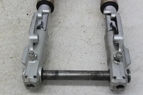 02-05 KAWASAKI NINJA ZX12R FRONT END FORKS TRIPLE TREE CLAMP FORK TUBES (READ)