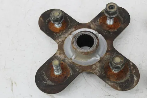 05-07 KAWASAKI BRUTE FORCE 750 FRONT REAR BACK LEFT RIGHT WHEEL HUB HUBS SET