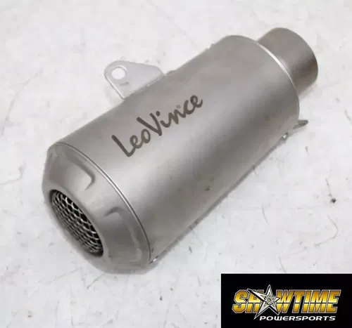 02-03 HONDA CBR954RR LEOVINCE EXHAUST PIPE MUFFLER SLIP ON CAN SILENCER
