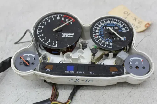 00 KAWASAKI NINJA ZX10 SPEEDO TACH GAUGES DISPLAY CLUSTER SPEEDOMETER TACHOMETER