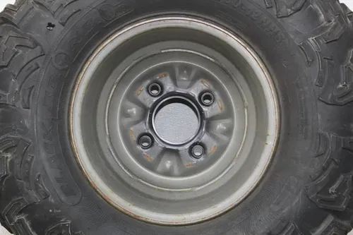 12 CAN-AM COMMANDER 1000 4X4 X REAR BACK WHEEL RIM W TIRE (TREAD:32NDS-12)