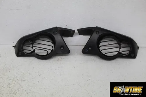 05-07 KAWASAKI BRUTE FORCE 750 KVF750 FRONT LEFT RIGHT HEADLIGHT TRIMS COVERS