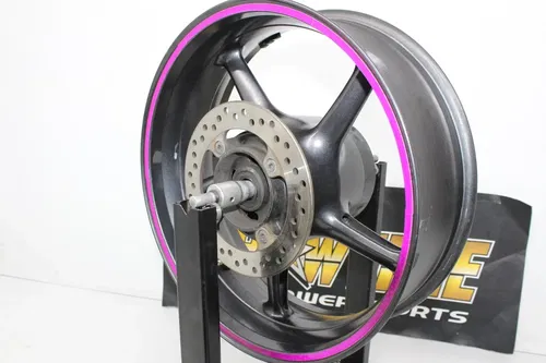09-12 TRIUMPH STREET TRIPLE 675 REAR WHEEL BACK RIM STRAIGHT