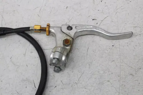 02 HONDA XR80R XR80 RIGHT THROTTLE GRIP CLUTCH PERCH LEVER W/ CABLE (READ)
