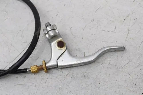 02 HONDA XR80R XR80 RIGHT THROTTLE GRIP CLUTCH PERCH LEVER W/ CABLE (READ)