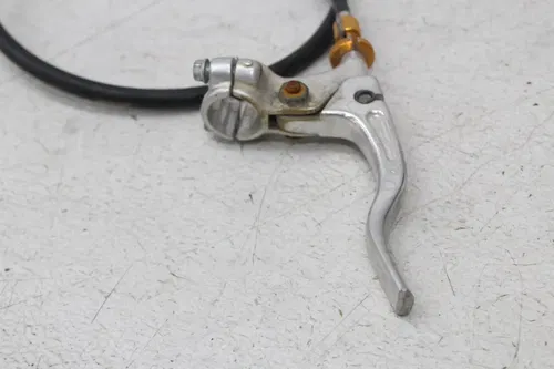 02 HONDA XR80R XR80 RIGHT THROTTLE GRIP CLUTCH PERCH LEVER W/ CABLE (READ)