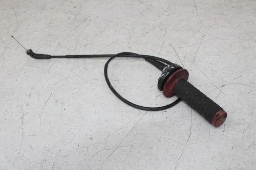 02 HONDA XR80R XR80 RIGHT THROTTLE GRIP CLUTCH PERCH LEVER W/ CABLE (READ)
